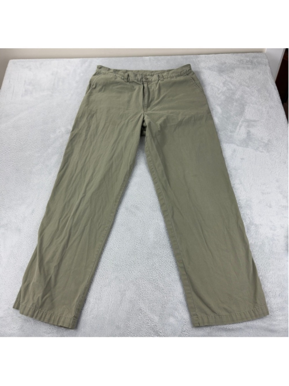 Patagonia Men's Green Organic Cotton Straight Leg Pants Size 35x29